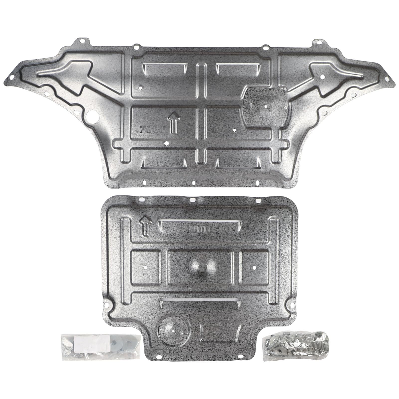 engine splash shield guard compatible with 2009-2016 audi a4 s4 rs4, 2009-2017 audi a5 s5 rs5, front engine case guard under car shield cover w/gearbox guard mud flaps