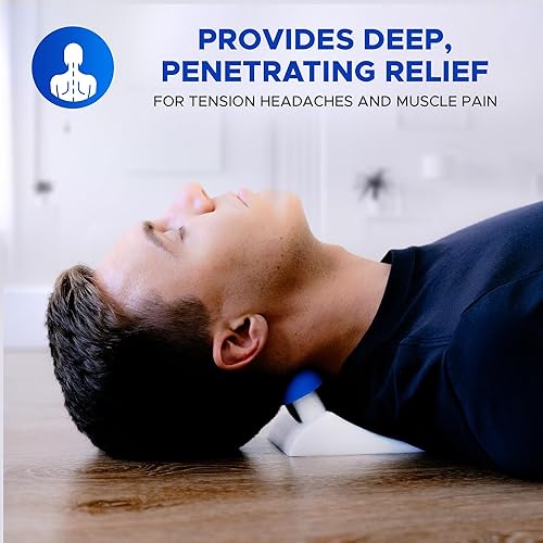 Herramienta de masaje de liberación occipital: para migrañas y dolores de cabeza por tensión