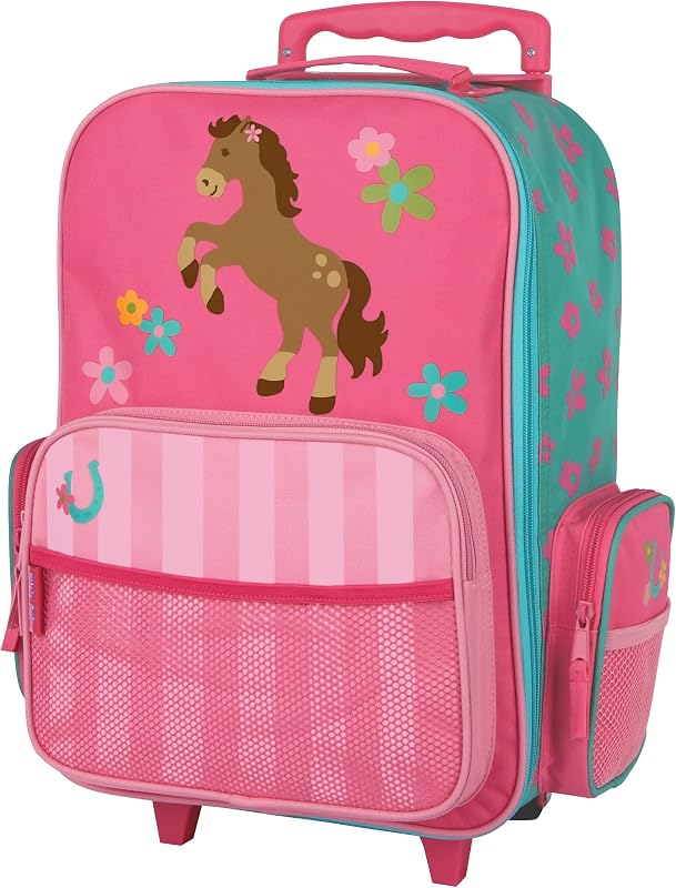Stephen Joseph Kids Classic Equipaje con ruedas, Equipaje para niños, Equipaje de viaje con ruedas para niños pequeños, valija para niños con ruedas,