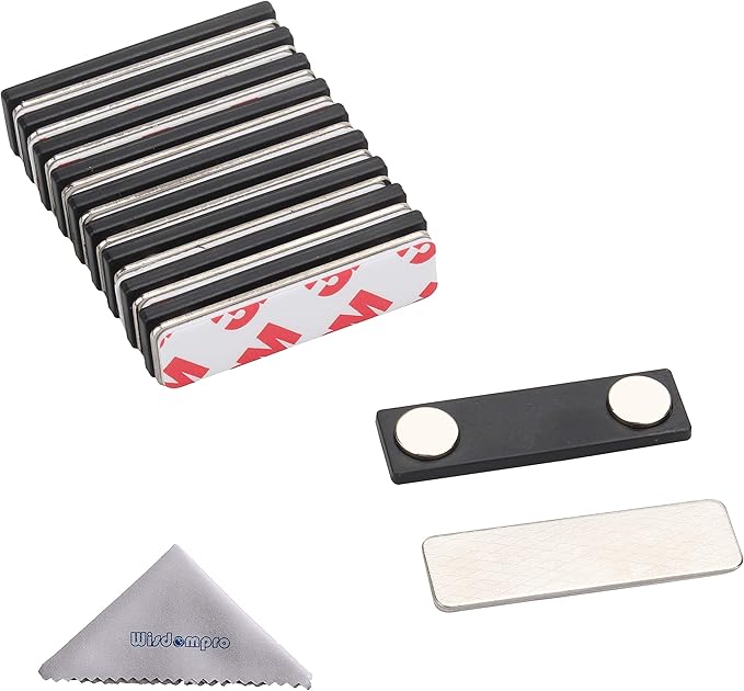 Name Tag, Wisdompro 10 Set Printable Blank DIY Name Badge