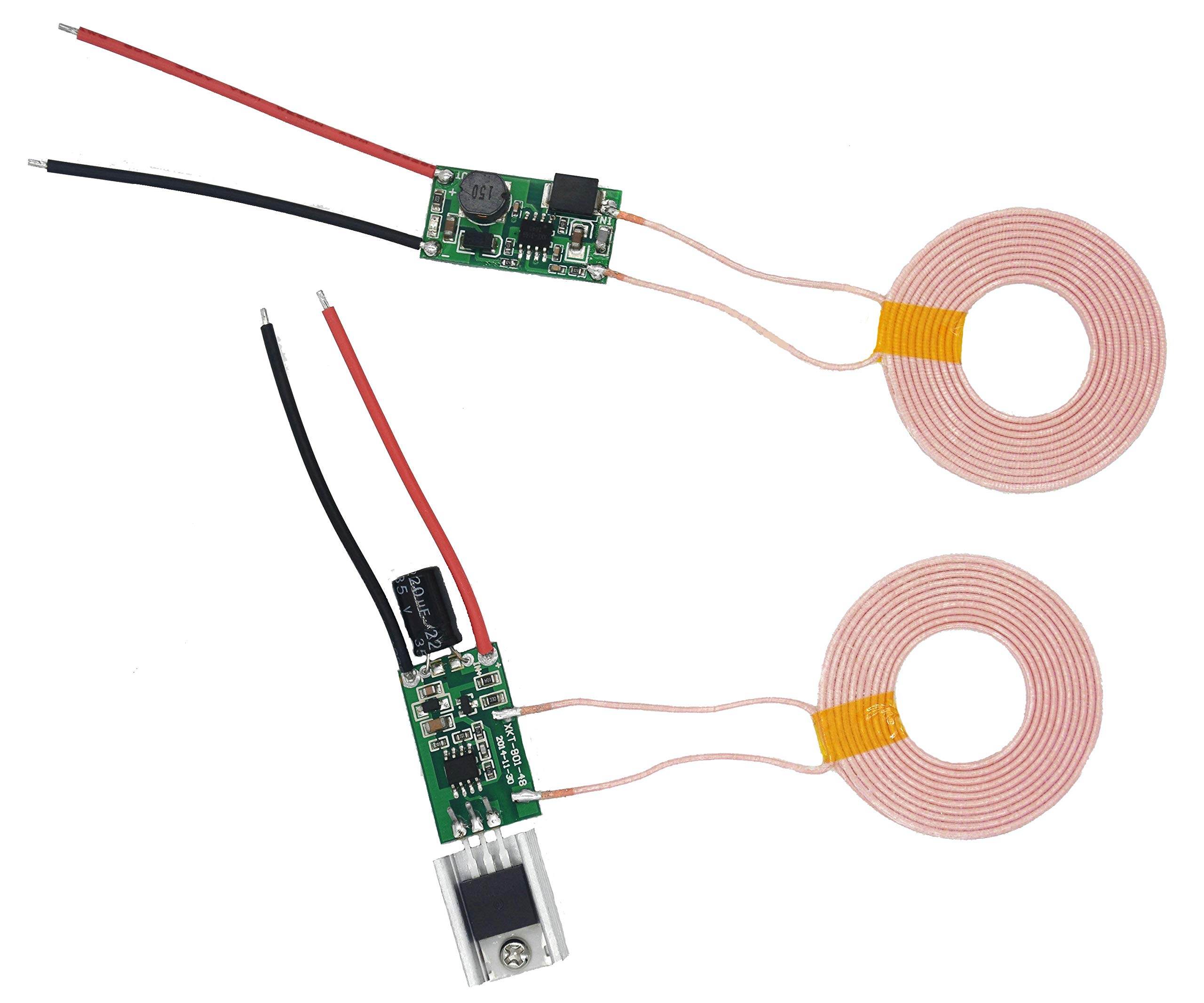 Taidacent 10mm Distance 12V1A Output High Current Wireless Charging Module Wireless Power Supply Module (12V1A 10mm)