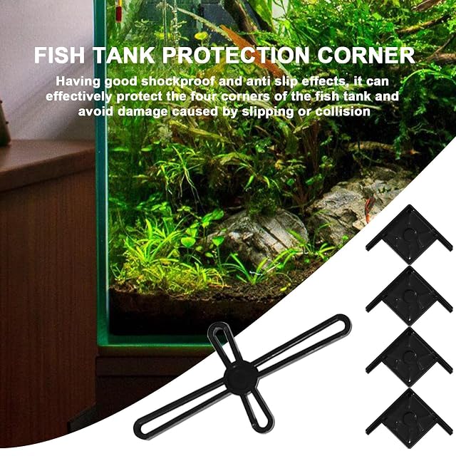 Foto 6 de 8 de Esquina para Acuario, Cojín Protección Esquina para Acuario, Protectores Muebles Antideslizantes, Escritorio