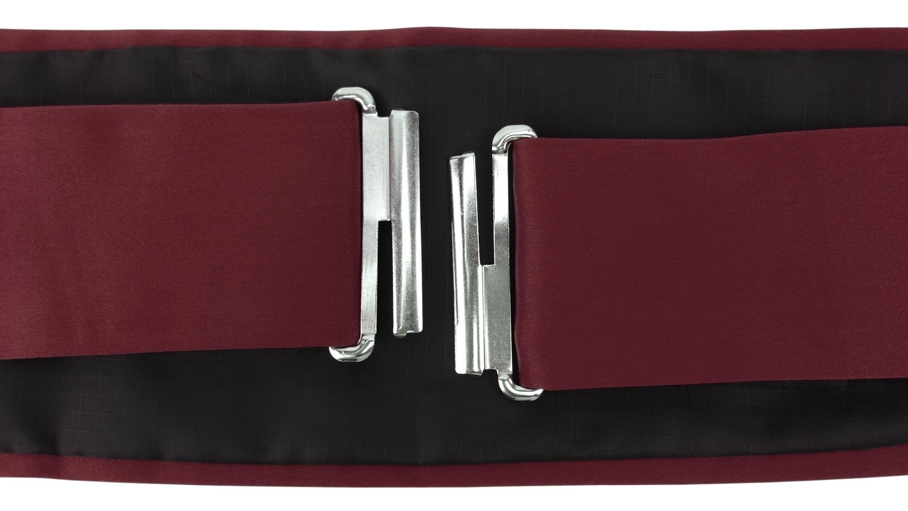 TigerTie Kummerbund Einstecktuch Satin Fliege in einfarbig Uni - Schärpe Leibbinde