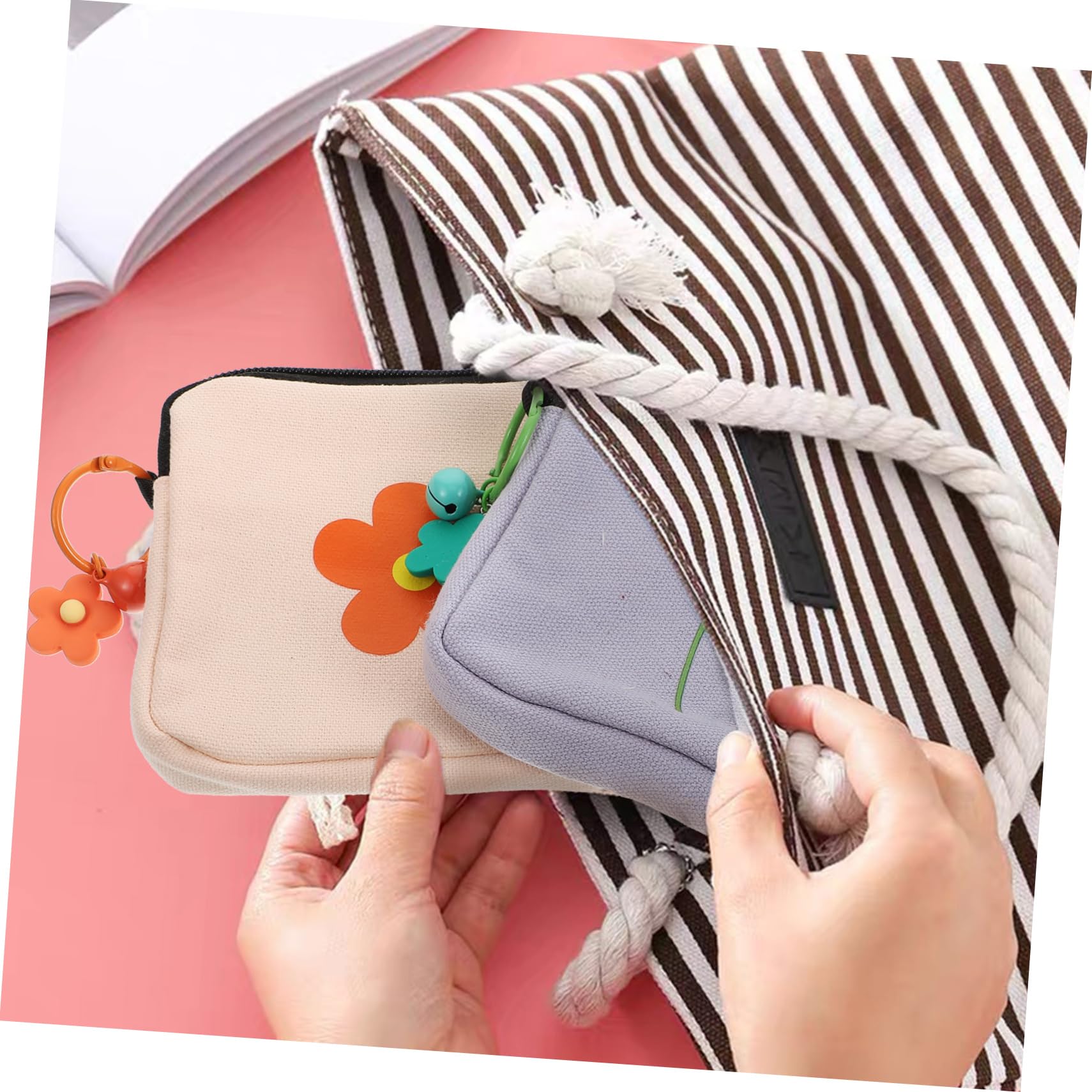 3 Series Bolsas para Guardar Toallas Sanitarias Compresas Artículos De Tocador Bolsas Sanitarias para Productos Femeninos Neceser para La Menstruación Bolsa 2 Piezas x 3