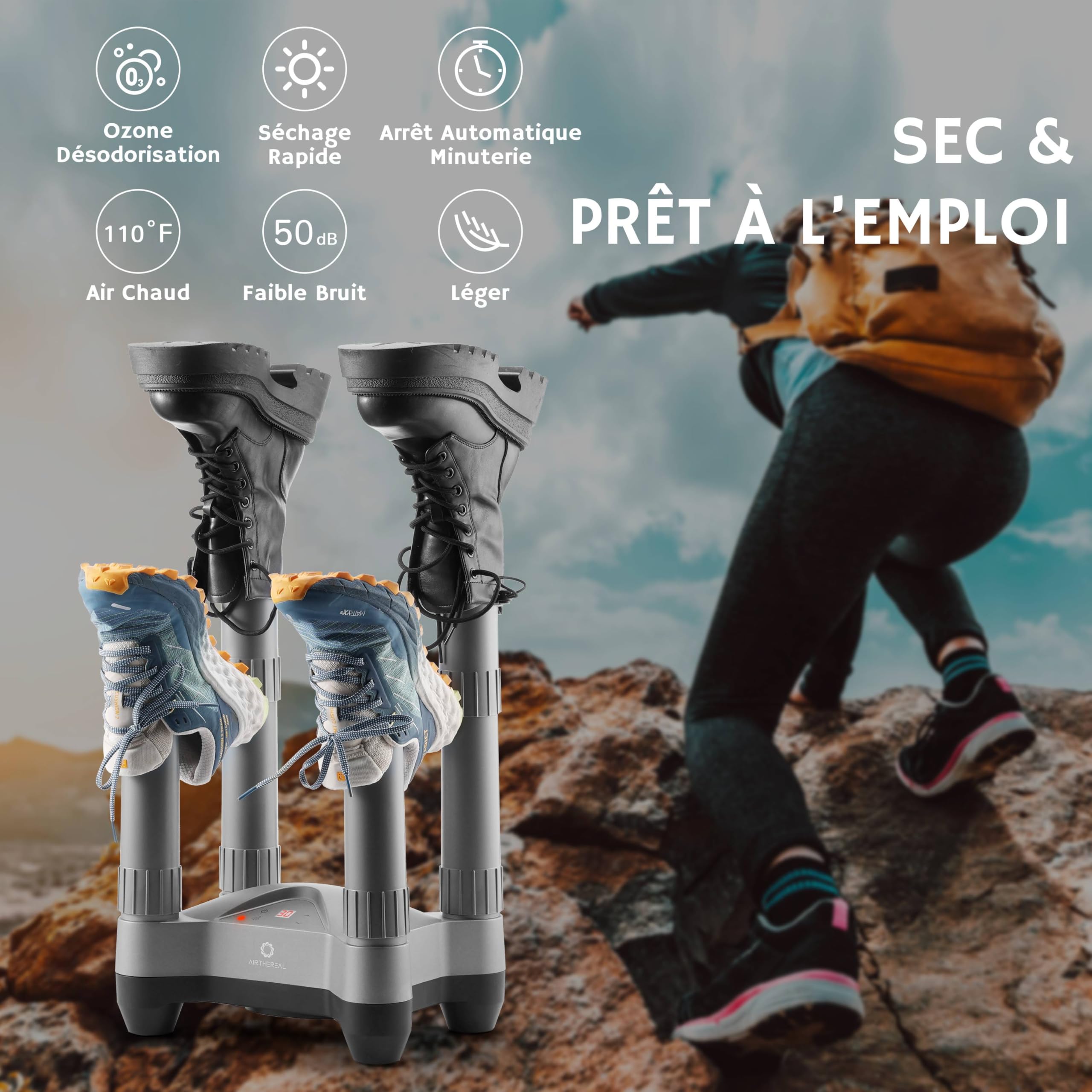 AIRTHEREAL SD20 Sèche-Chaussures Électrique