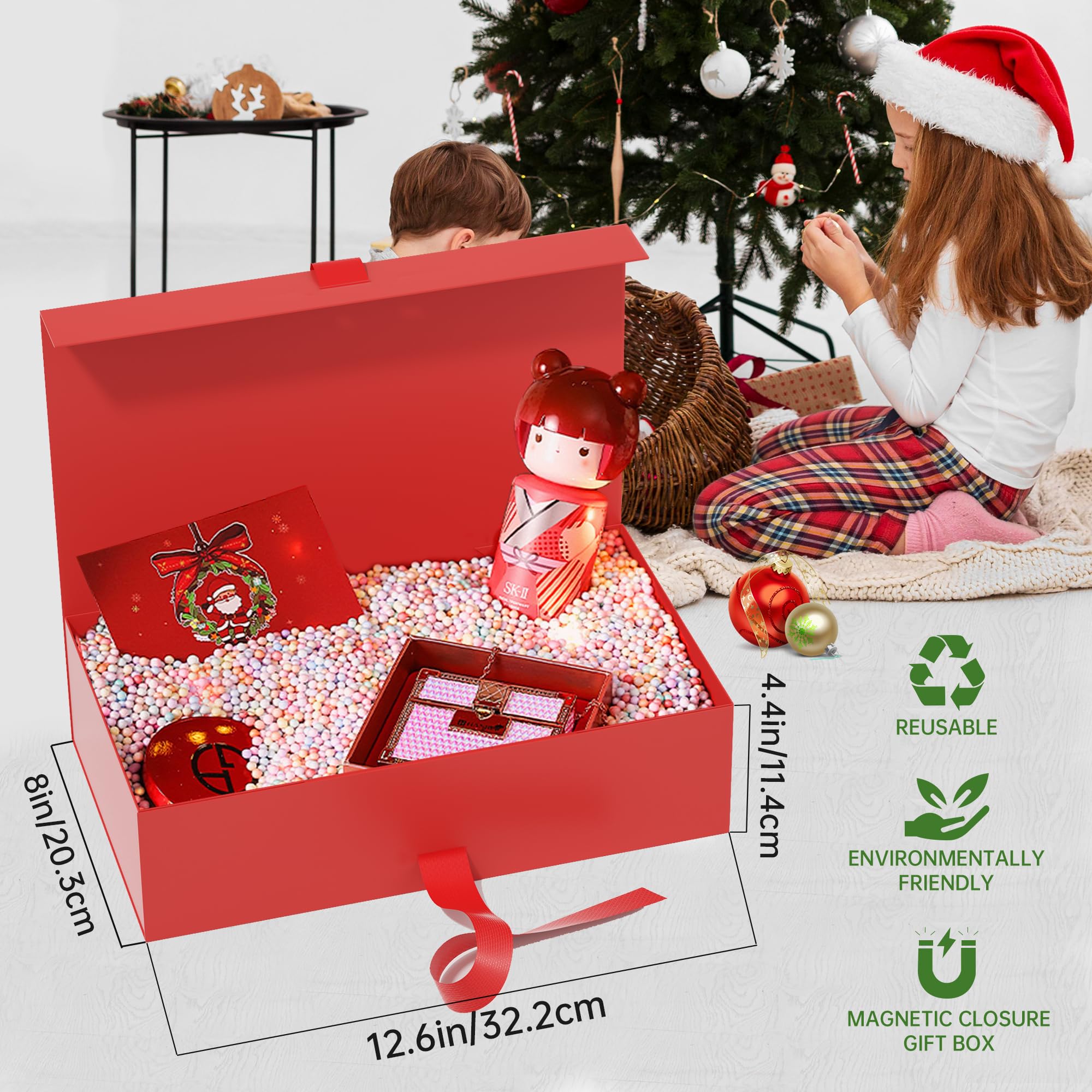 Amazon.com: GIFTHOPE Gingerbread Man Box, 12.6 * 7.9 * 4.4 Inches
