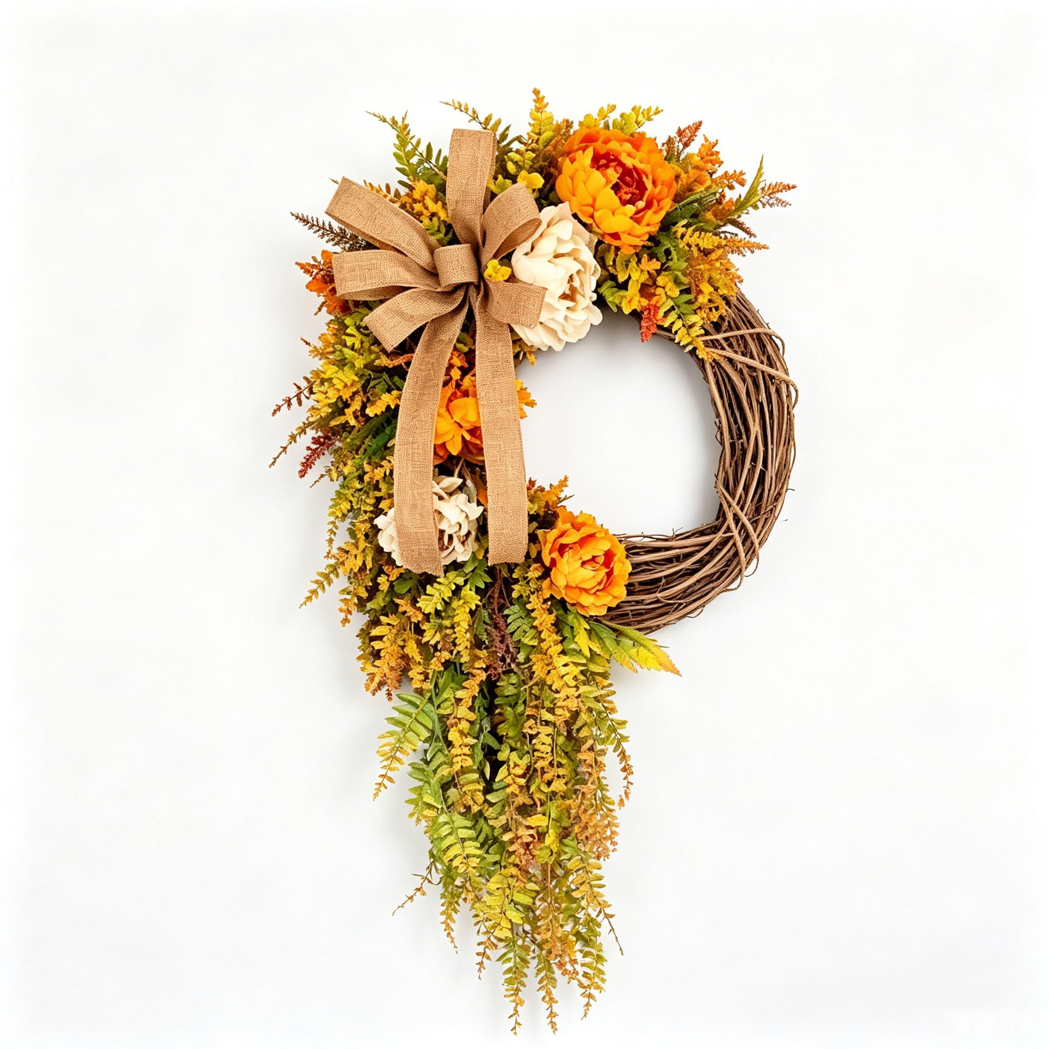 Künstliche Herbstkränze Herbstdeko Türkranz (60CM)