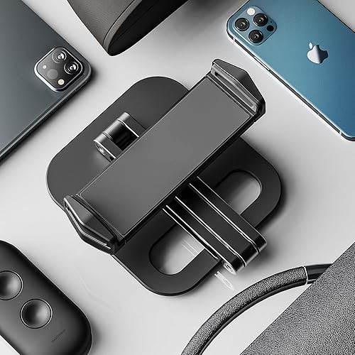 Miniatura 4 de Soporte ajustable para tablet de 360 para escritorio, soporte de brazo de tableta de aleación de aluminio compatible con iPad ProAirMini, Kindle HD,