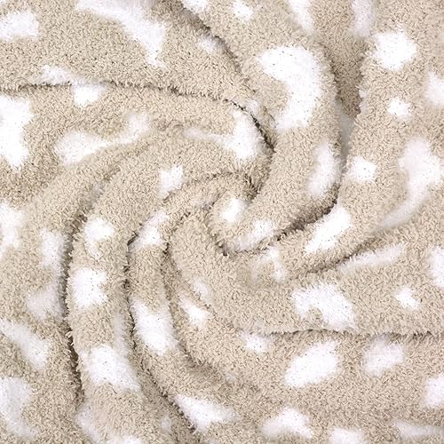 Miniatura 4 de Manta suave para bebé, acogedora manta para recién nacidos, guardería, niños, leopardo, 30 x 40 pulgadas, guepardo verde