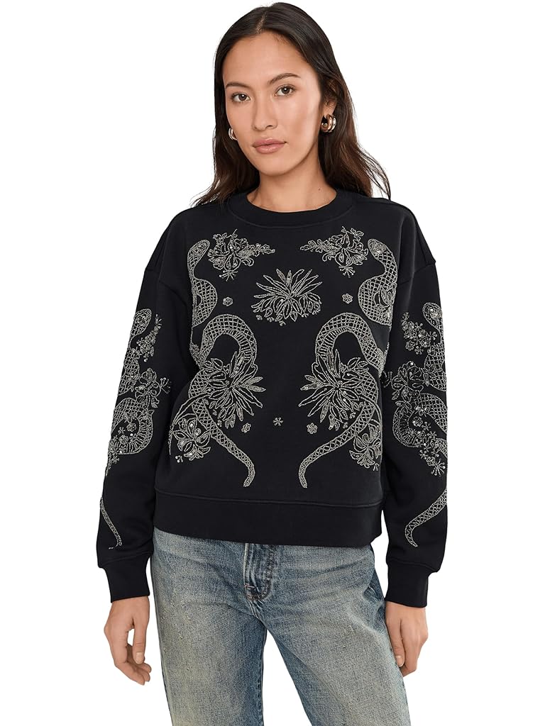 Black AllSaints Cecile Pippa Sweat