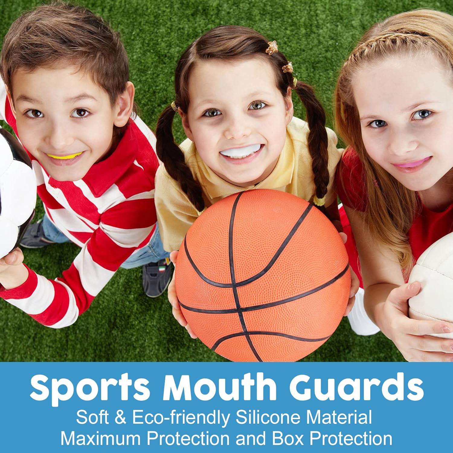 BBTO 40 Pack Kids Youth Mouth Guard for Sports Athletic Boys Girls Mouthguard Football Mouthpiece for Hockey Football Boxing Lacrosse Basketball Wrestling Karate MMA Taekwondo