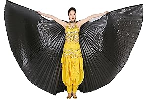 Belly Dance Isis Wings with Sticks for Adult Belly Dance Costume Angel...