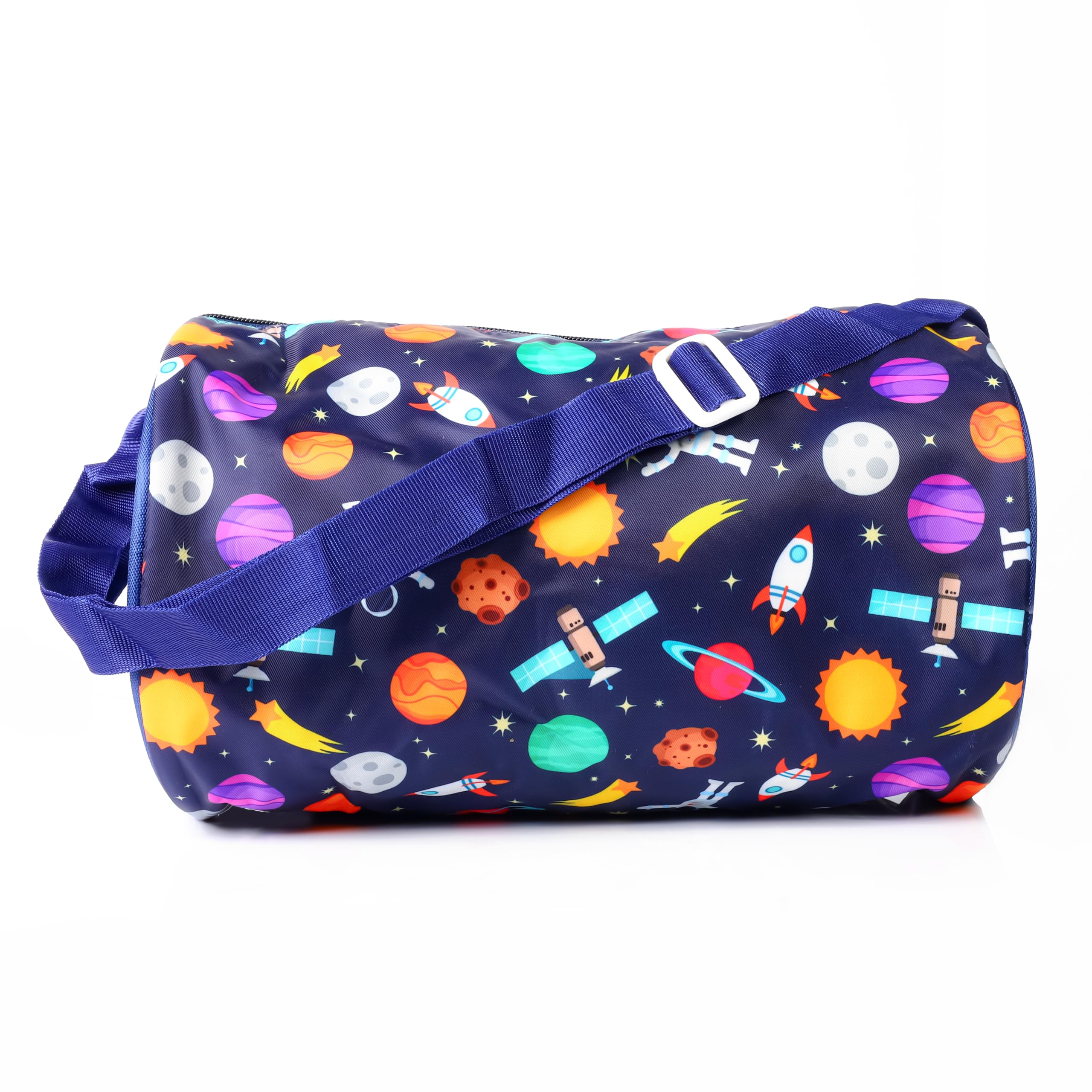BellaStella Fancy Space Duffel Bag for Kids – Cute Travel, Gym, Sports, Gymnastics, Dance Class Bag – Lightweight & Durable – Pack of 1 Pc Multicolor-picture-30