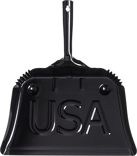 Miniatura 2 de CFS 3623603 Flo-Pac - recogedor de metal de acero 12 pulgadas de largo negro paquete de 12