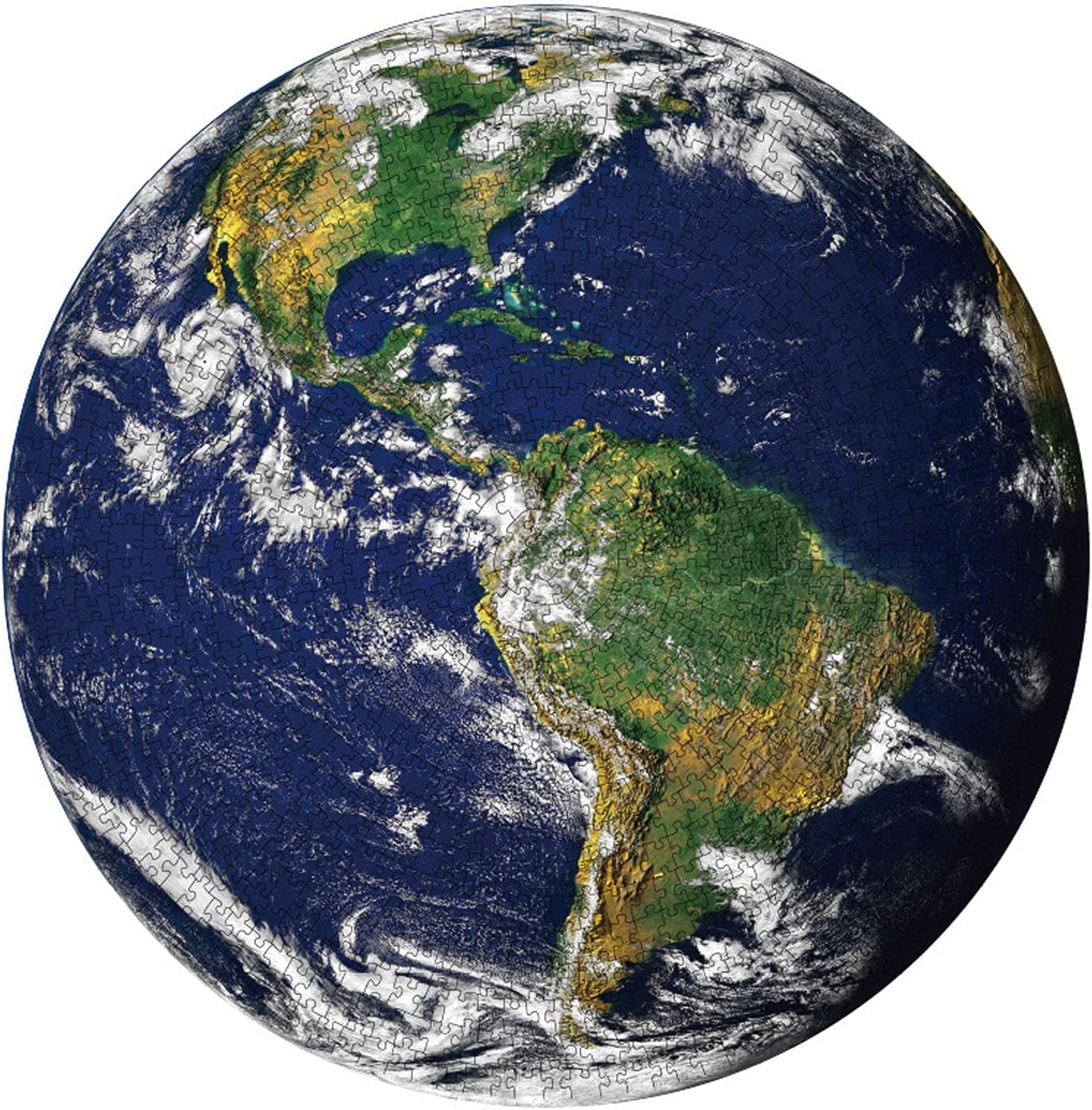 Earth Jigsaw Puzzles 1000 Pieces, Large Round Earth Kuwait Ubuy