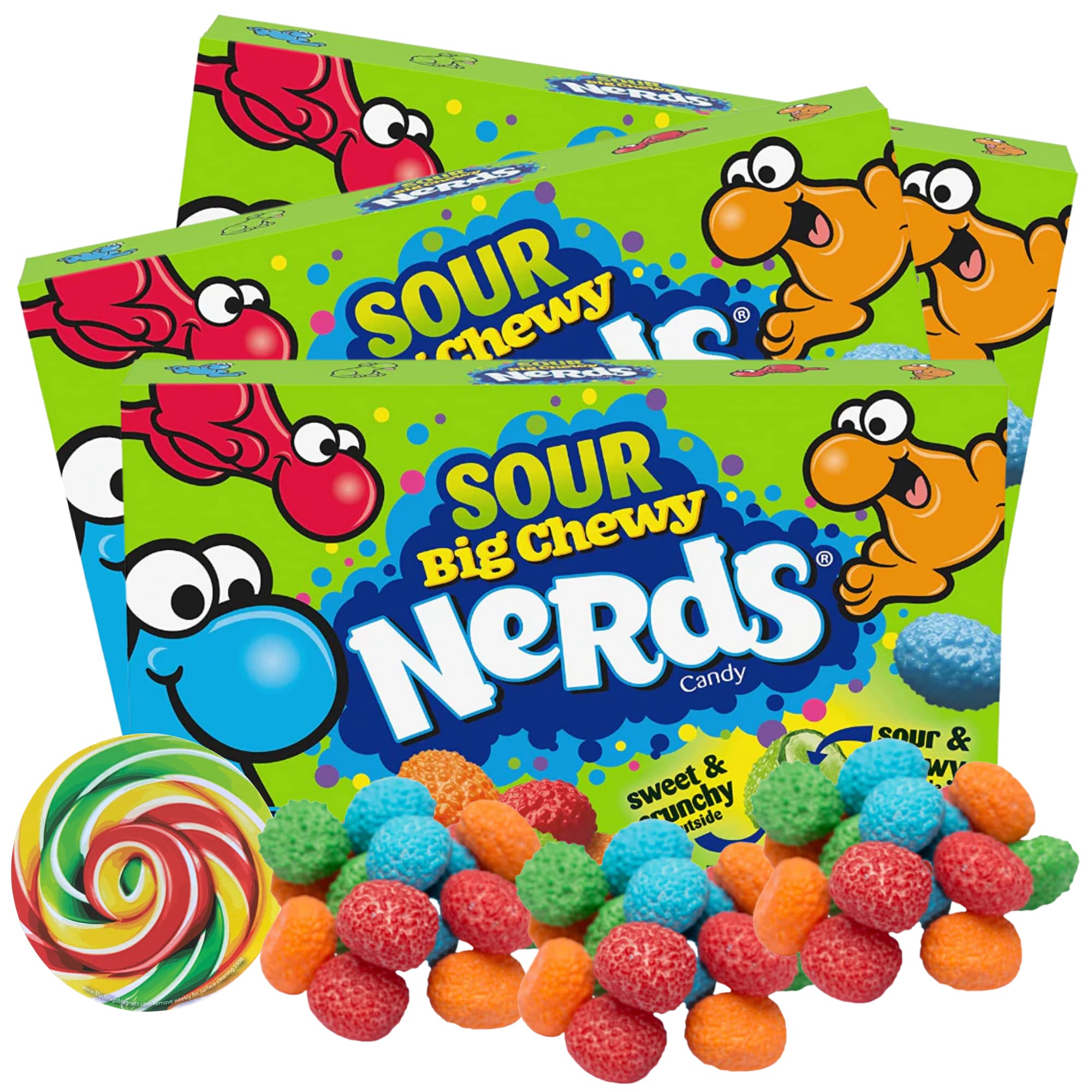 Buy Nerds Sour Big Chewy Movie Theater Box Candies, Crunchy on the Outside and Soft on the