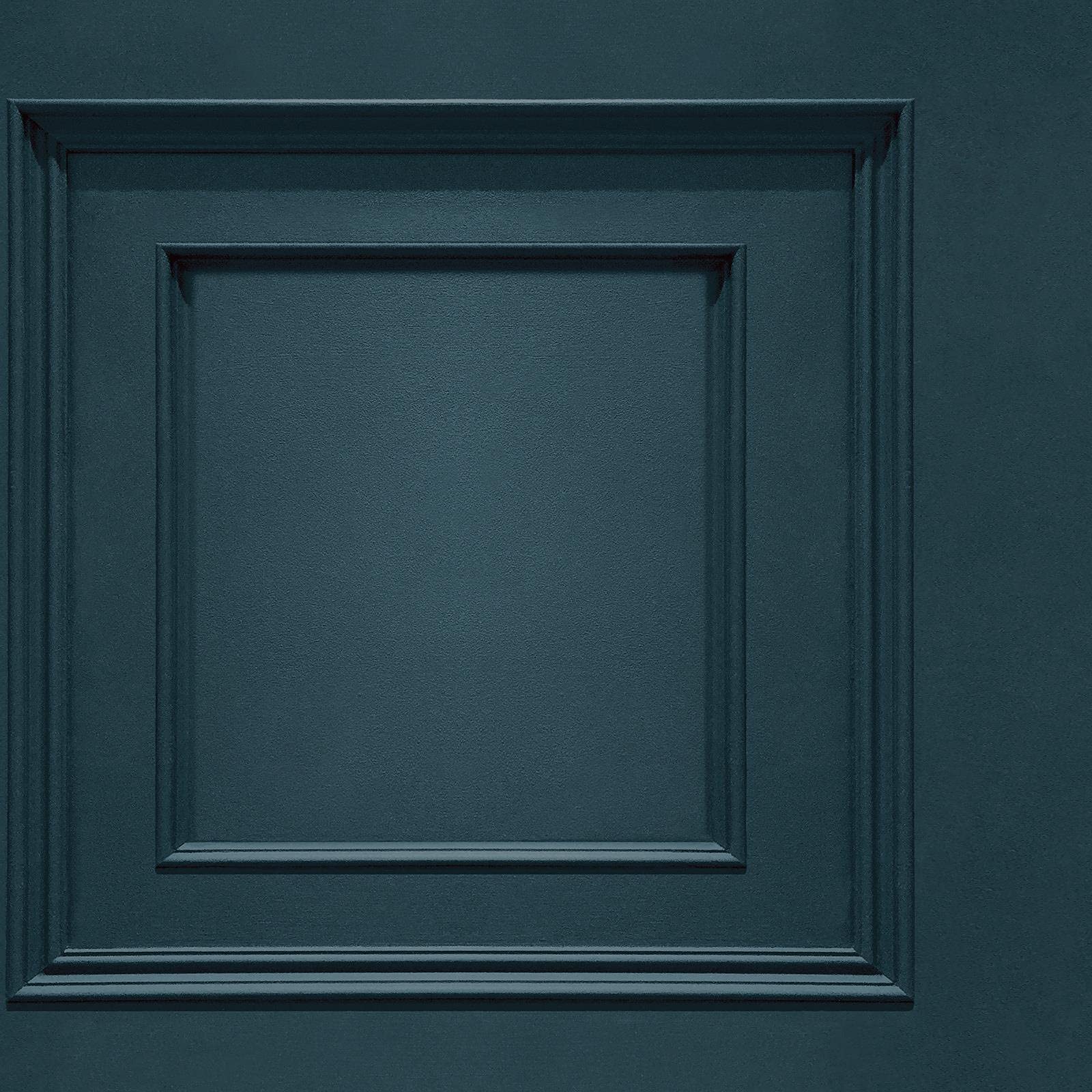 Oliana Wood Panel Wallpaper -Belgravia 8491 - Navy