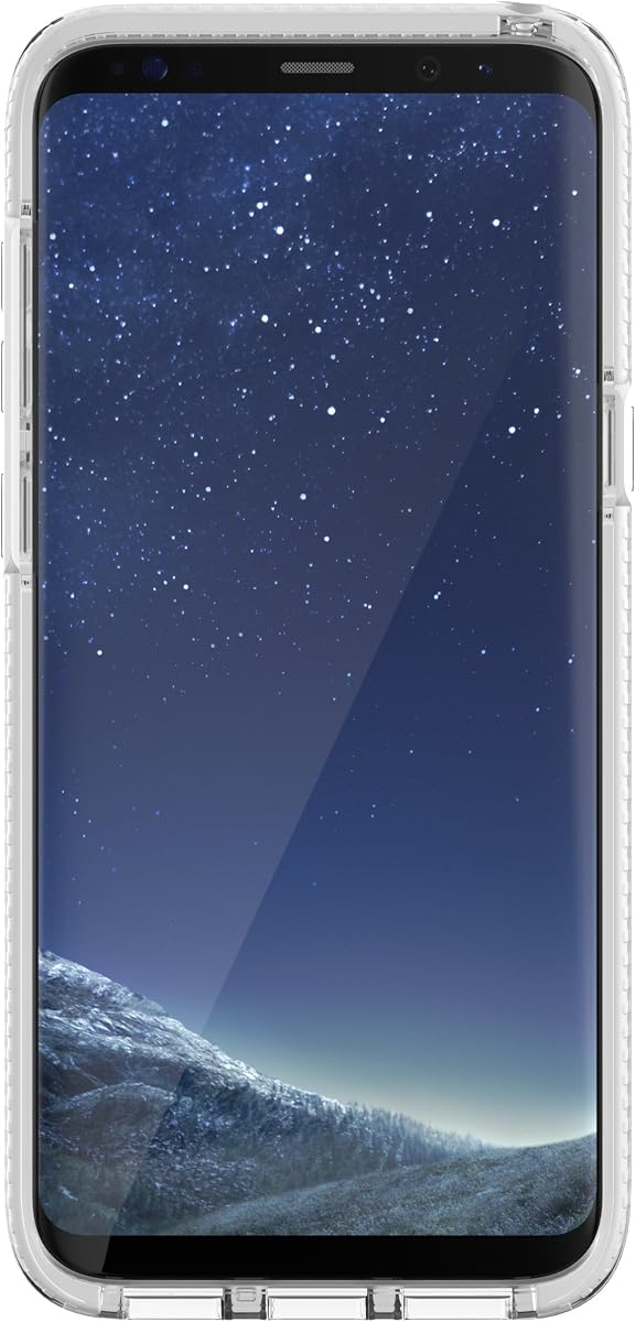 Tech21 Evo Check Protective Case for Samsung S8 Plus T21-5604 - Clear/White