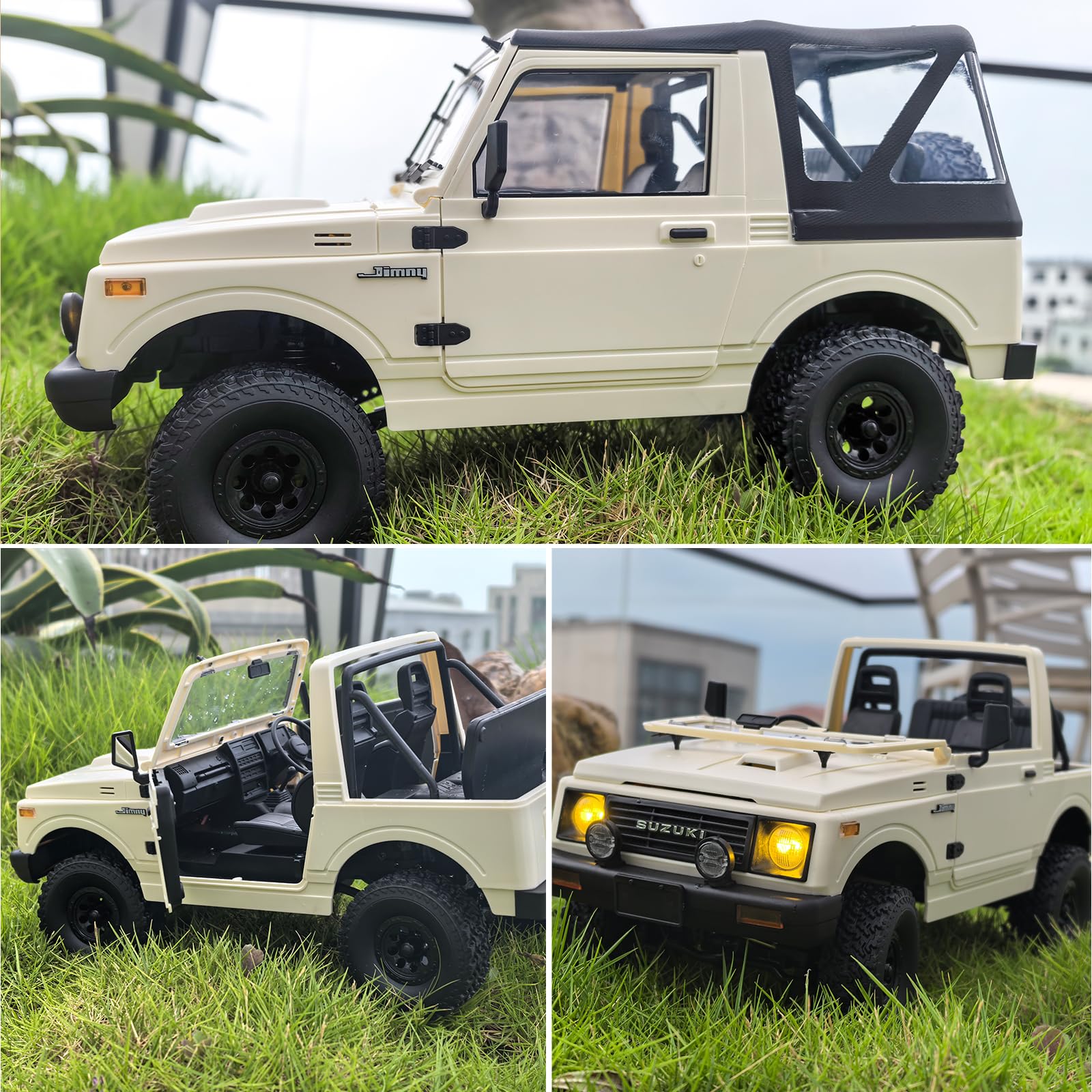 ARRIS Crawler RC 1/10, WPL C74-1 Jimny JA11 Rock Crawler 4x4 Fuoristrada, Pickup RC 4WD Telecomandato per Adulti