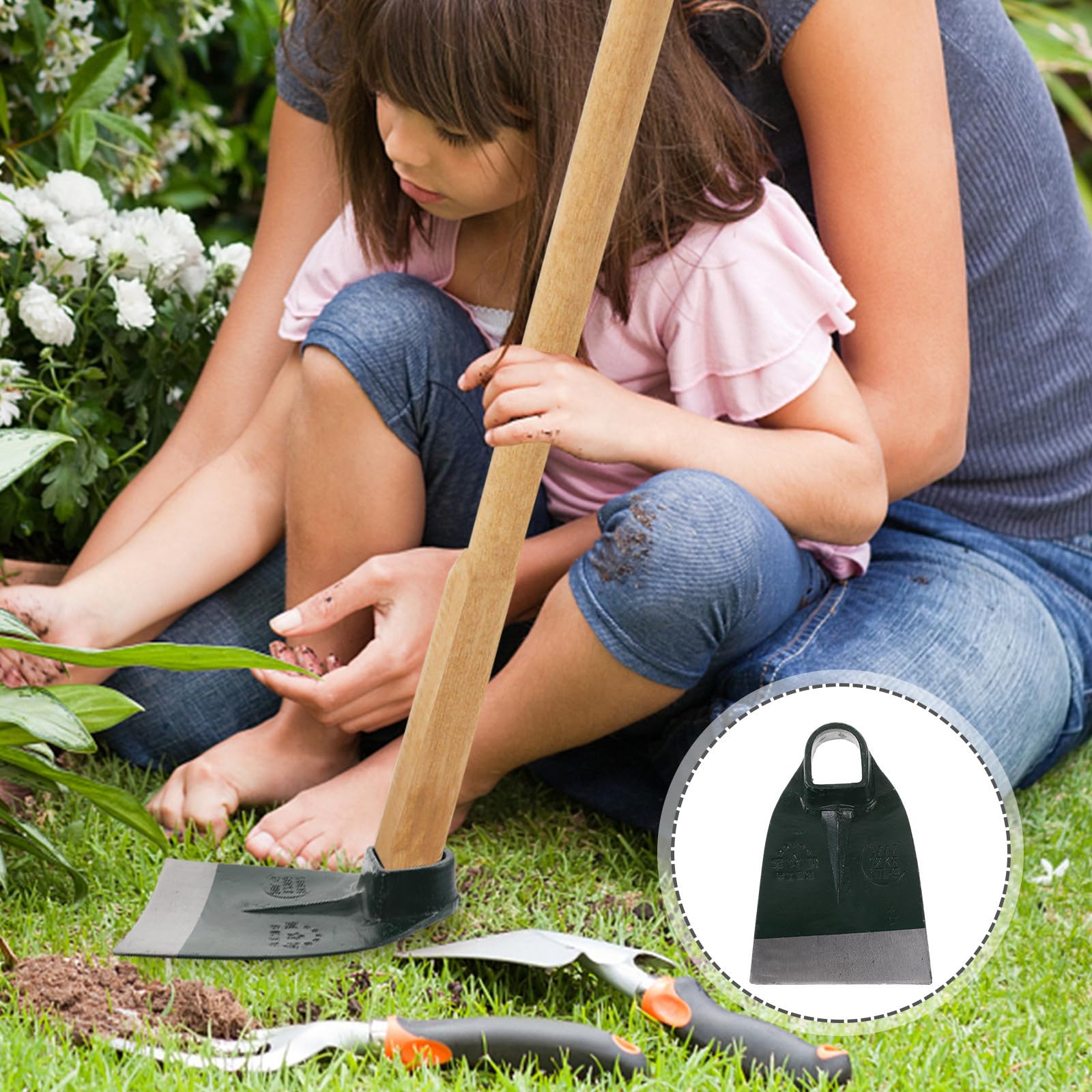 Homoyoyo Utensile da Giardino in Acciaio Inossidabile Resistente alla Deformazione, Strumento Multifunzionale per Orti e Spazi Verdi per Appassionati di Giardinaggio Stili Multipli