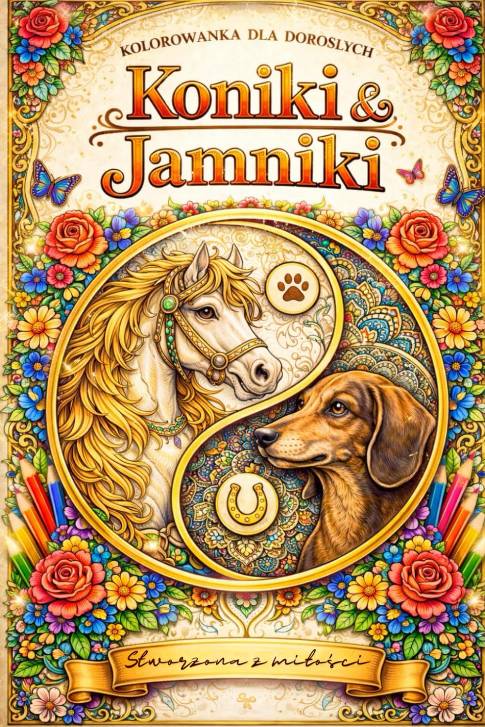 Koniki & Jamniki || Kolorowanka: Twoja antystresowa terapia