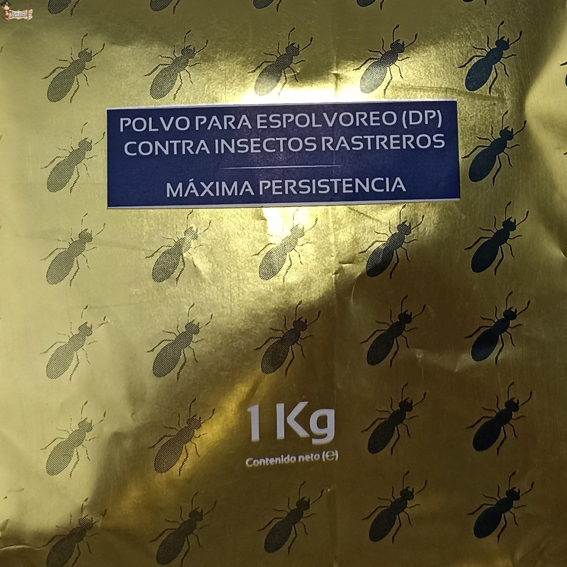 BricoLoco.com Środek owadobójczy w proszku przeciw owadom śledzącym. 2 kg (2x1kg) !!! Pyretroid. Efekt szoku. Zewnętrzne i wewnętrzne. Mrówki, karaluchy, pchły, pluskwy, kleszcze. (2)