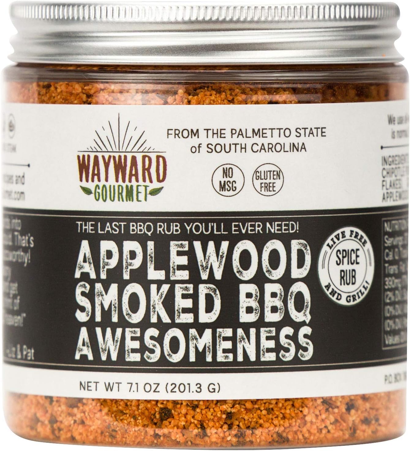 Applewood Smoked BBQ Awesomeness - Rub & BBQ Seasoning - Best BBQ Grill Seasoning Rub - Made for Chicken, BBQ Meat, Hamburgers, Pulled Pork, Ribs, Steaks - Dry Rub Spice Blend