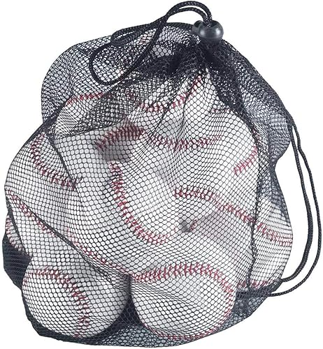 Tebery Paquete de 12 pelotas de béisbol de entrenamiento de pelota T de tamaño estándar, béisbol de seguridad para niños de impacto reducido,