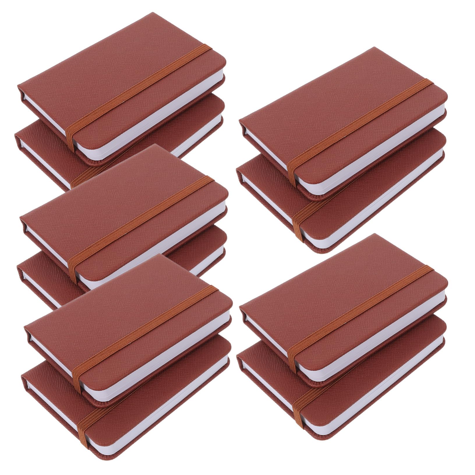 Didiseaon 10pièces Lot de Carnets Petit Carnet de Poche Pages Lignées Mini Bloc-notes Portable pour Planification Quotidienne