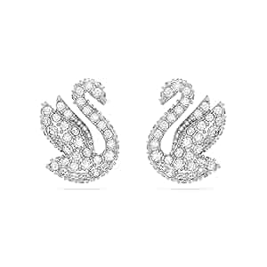 Amazon.com: Pendientes de botón Swarovski 5647873 Iconic