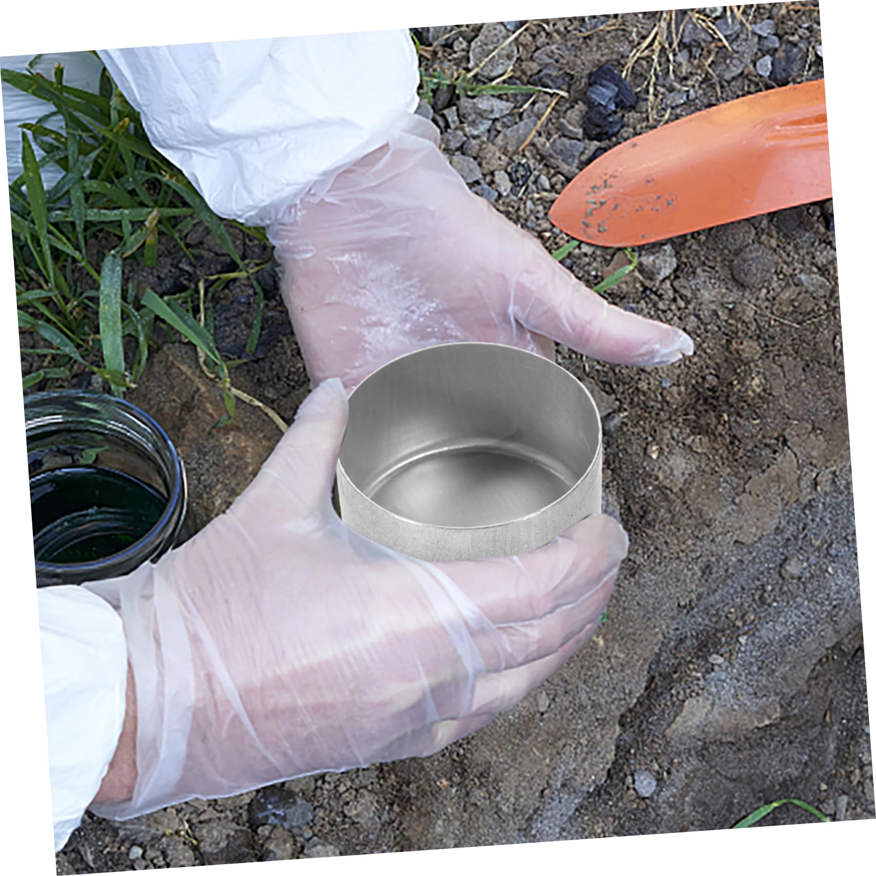 3pcs Boxes Weighing Box Labs Soil Weighing Holders Mini Containers with Lids Soil Storage Jar Tiny Containers with Lids Metal Empty Cans Soil Storage Containers Aluminum Silver ROMISBABA