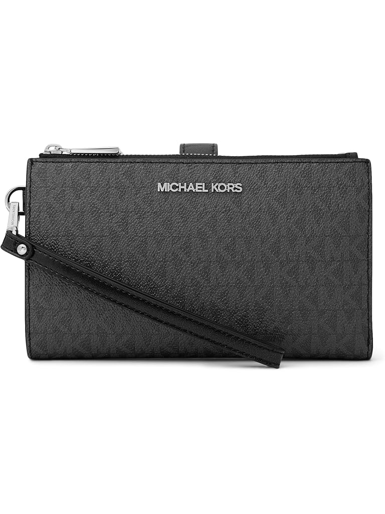 Black Michael Kors Jet Set Double Zip Wristlet
