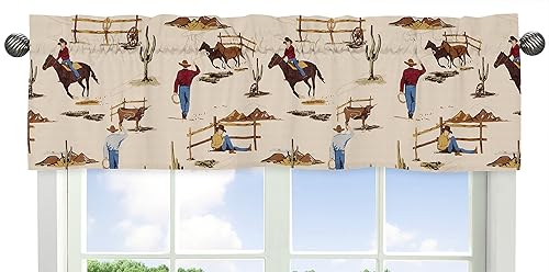 Sweet Jojo Designs - Cenefa de ventana para Wild West Cowboy Western Collection