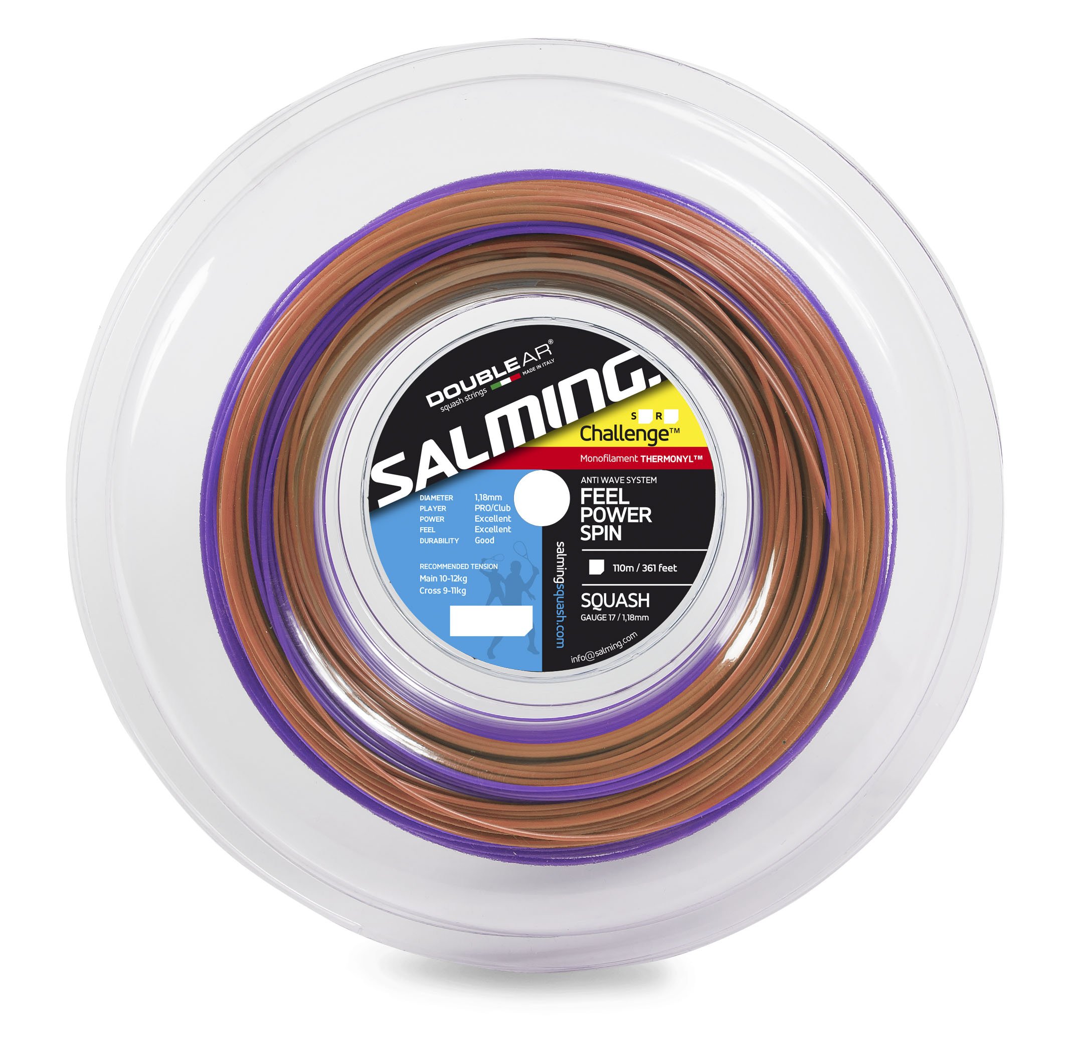 Salming - Challenge Slick String Reel, Purple