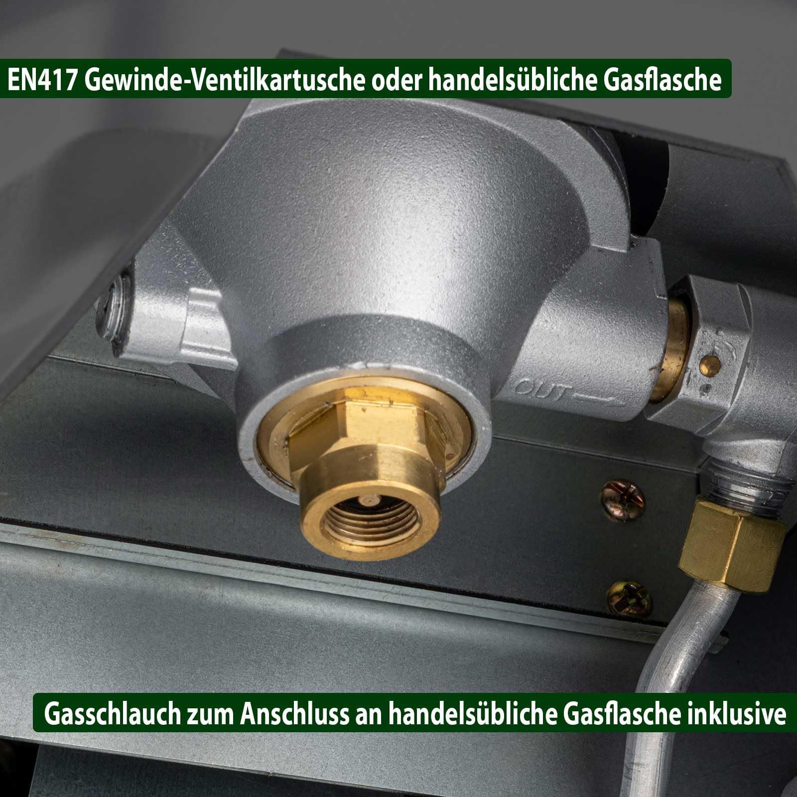 BRUNNER Devil Megaheater Gasheizer XL Leistungsstarke Gasheizstrahler 4,8kW | Leistungsstarker Gasheizstrahler XL 4,8kW. Camping-Gasheizung Zelt-Heizung Innenräume Vorzelt - Gaskartusche o. Gasflasche.