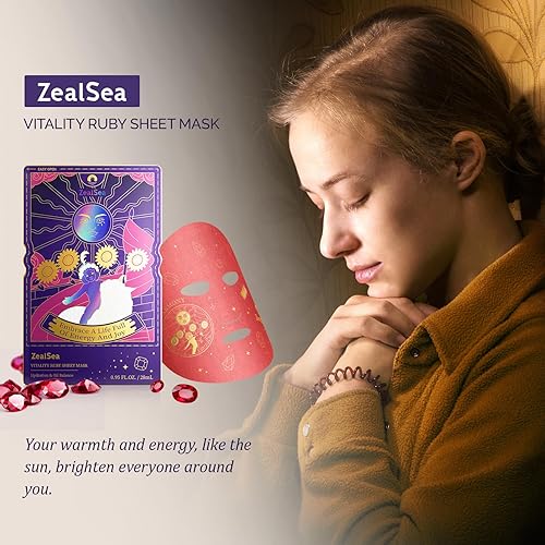 Miniatura 7 de ZealSea Mascarillas faciales para el cuidado de la piel, mascarillas faciales para mujeres para el cuidado de la piel, máscaras de hoja de belleza
