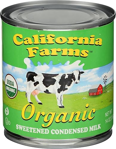 California Farms, leche endulzada condensada orgánica, 14 onzas
