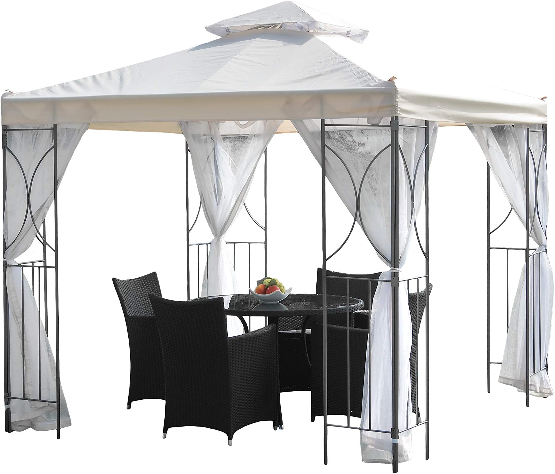 2.5m Polenza Gazebo - Cream