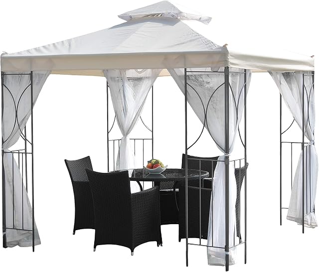 2.5m Polenza Gazebo - Cream