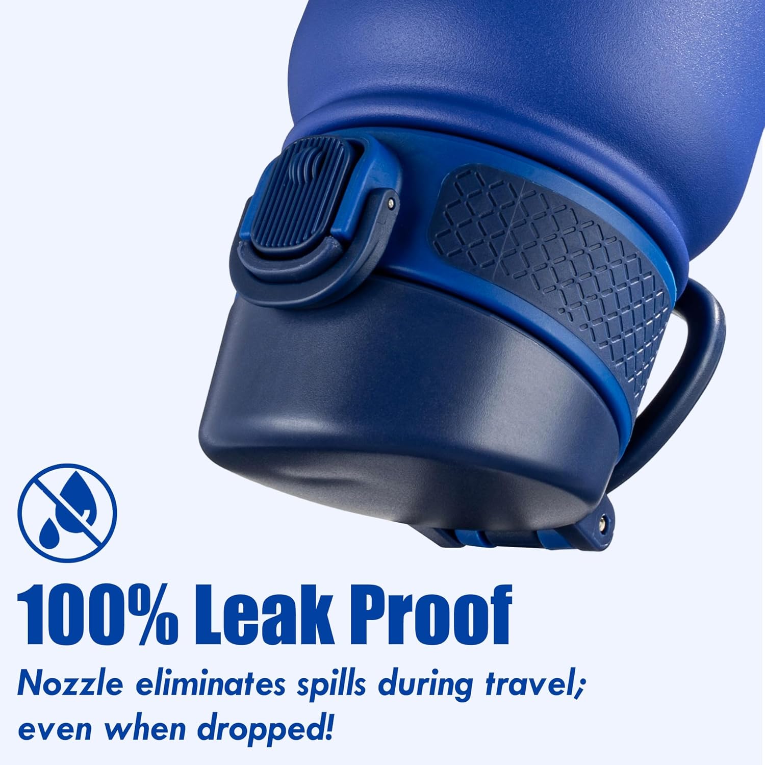 OLDLEY 12oz Kids Water Bottle, Stainless Steel Insulated Water Bottle For Kids, With Straws Leak-proof, Kids Water Bottles For School Boys Girls,Klein Blue - Image 5