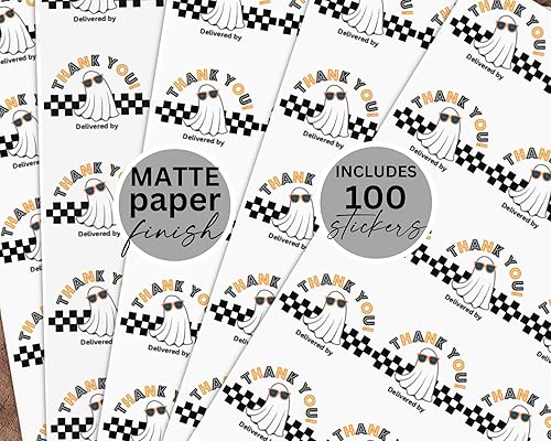 Miniatura 6 de Calcomanías de Halloween para el salpicadero de puerta, esenciales para el conductor de entrega de alimentos, calcomanías de entrega para