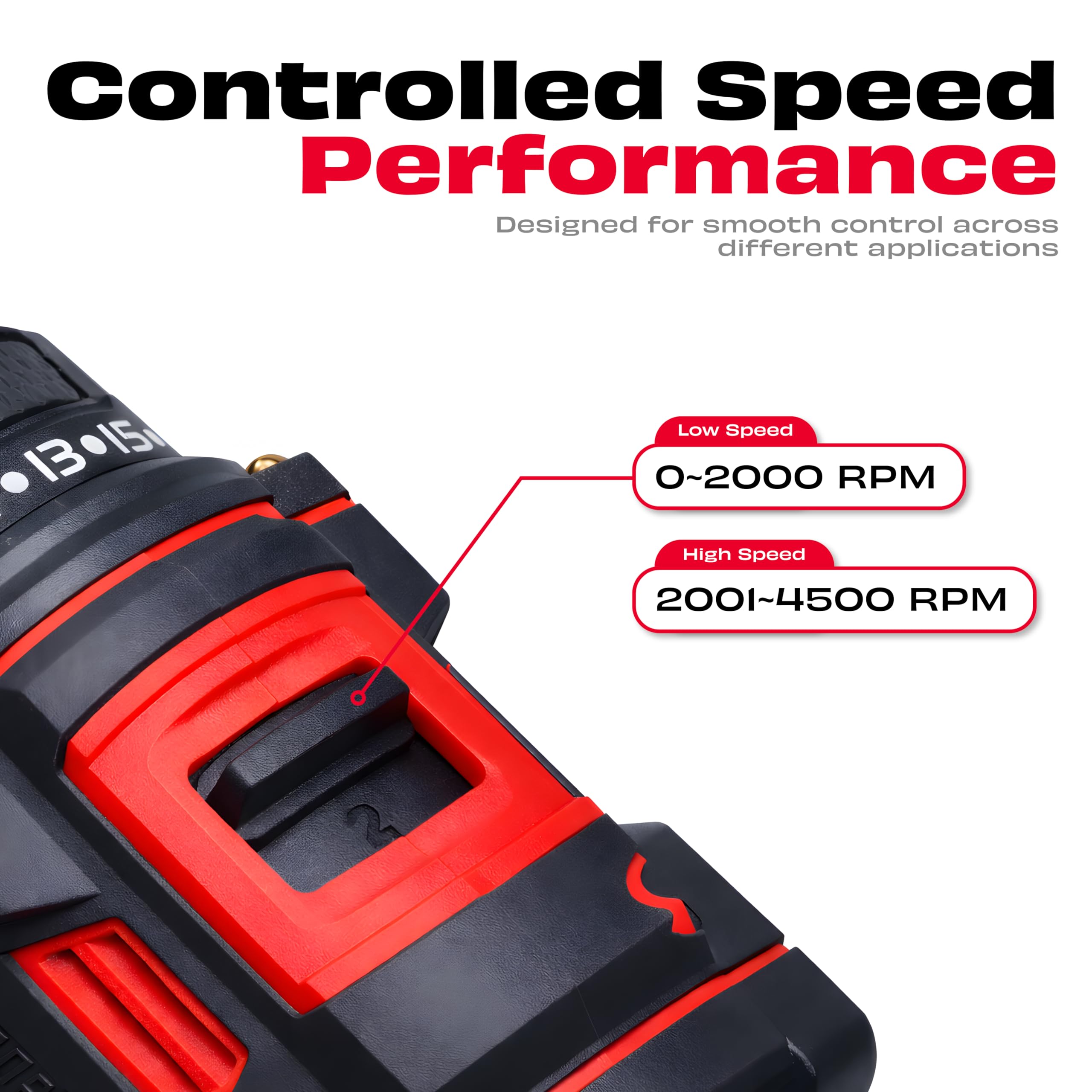 JPT 18V Pro Series Brushless Compact Impact Driver - 118 ft-lbs Torque with Quick change 1/4" Hex Shaft, 3-Speed Variable, For Electricians, Carpenters & Fabricators 3