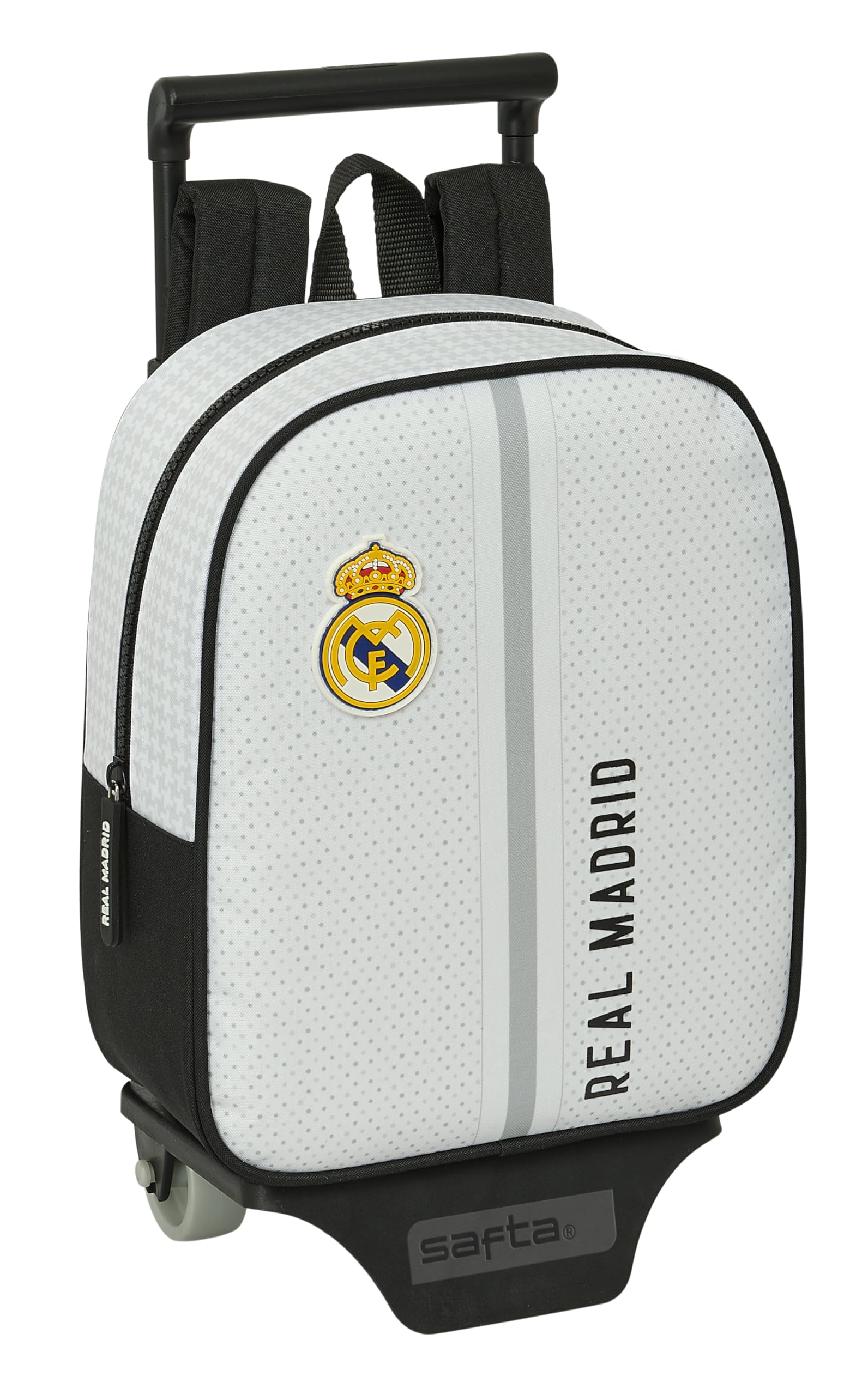 Safta REAL MADRID 3ª EQUIPACIÓN 24/25 - Mochila Escolar Infantil, Ideal para Niños de Diferentes Edades, Cómoda y Versátil, Calidad y Resistencia, 27x10x33 cm
