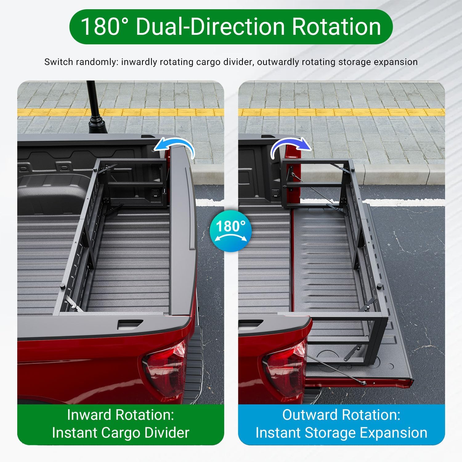 Truck Bed Extender Compatible with 2019-2026 Chevy Silverado GMC Sierra 1500 Tailgate Extender Bed Extension Replacement for 2019-2026 Chevy Silverado Accessories