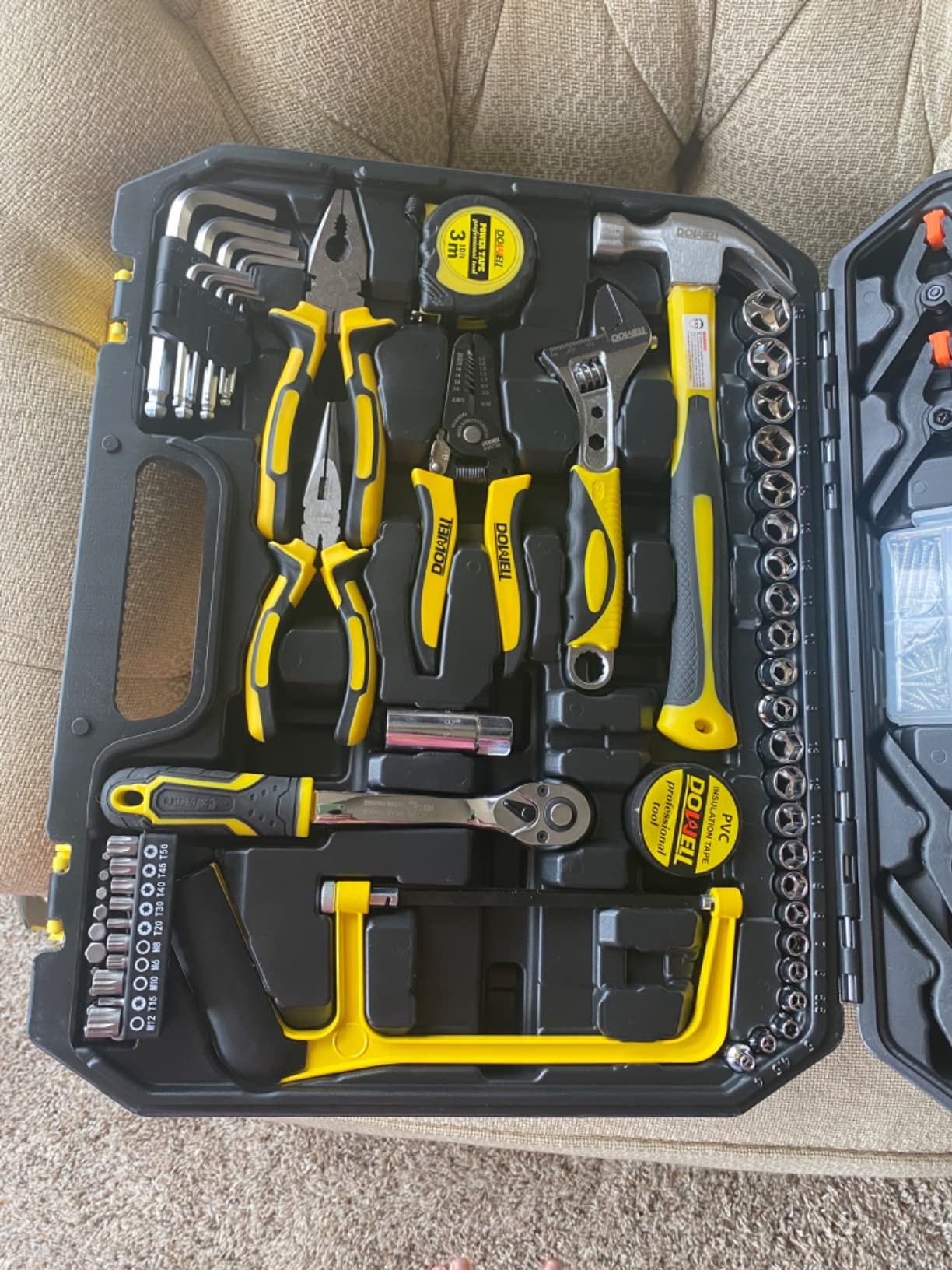 11/mo Finance DOWELL 168Piece Mechanic Tool Set Socket Wrench Auto