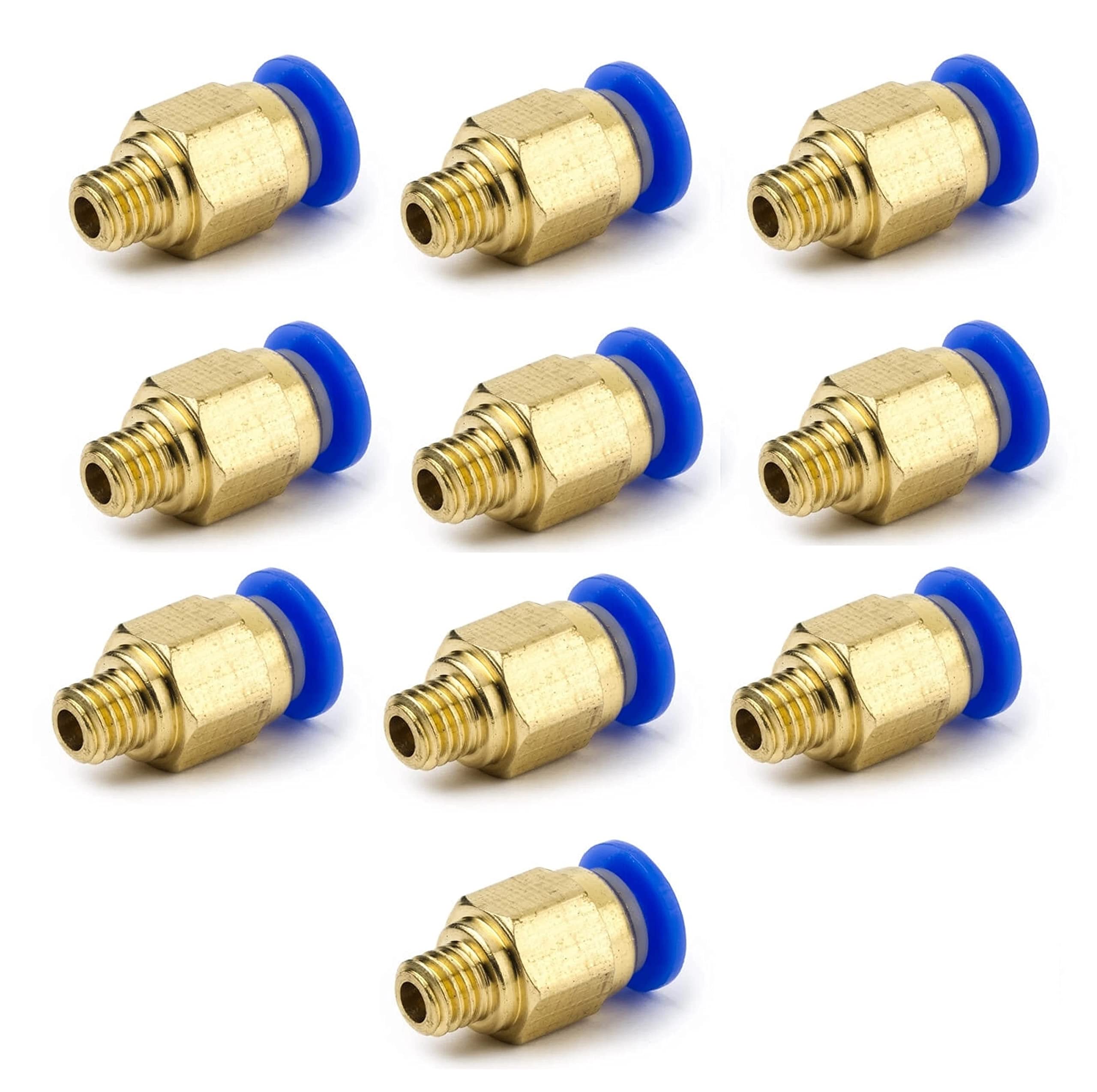 INVENTO 10Pcs PC4-M6 6mm Threaded Pneumatic Fitting Connector for 4mm OD Tube 3D Printer Extruder Bowden Ender 3 (B09RQ5129K) Amazon Price History, Amazon Price Tracker