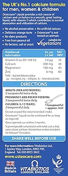 Vitabiotics Osteocare Liquid 0mls Health Household Amazon Com Vitabiotics Osteocare Liquid 0mls Health Household Amazon Com