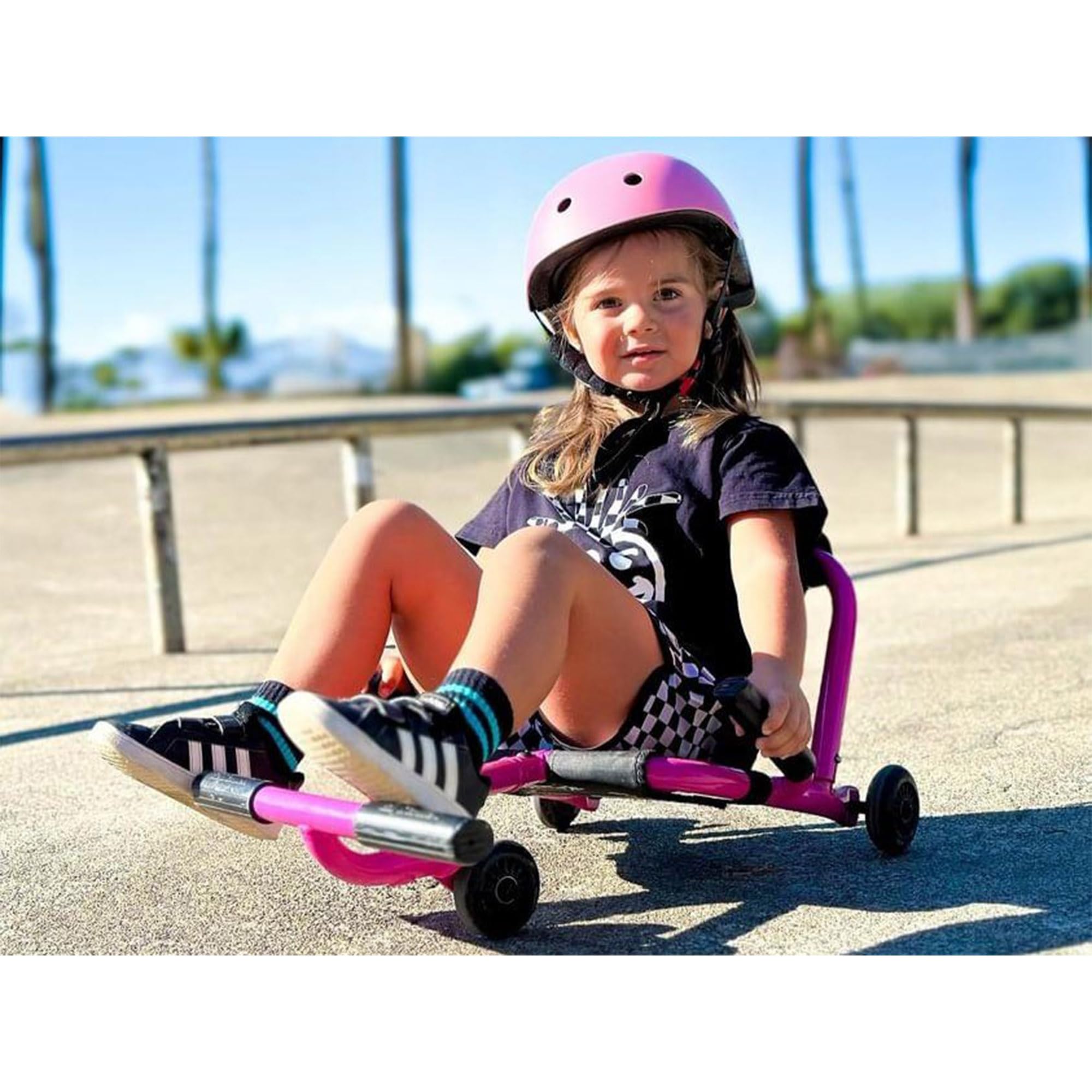 EzyRoller Mini Dreirad Kinderfahrzeug für Kleinkinder 2-5 Jahre Mädchen oder Jungen Trike Dreiradscooter Bewegungsspielzeug (rot)