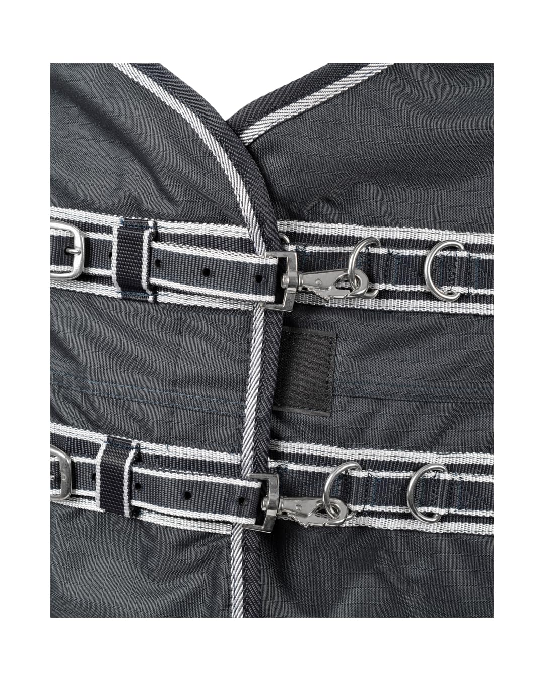 4Horses Outdoordecke Highneck Kalmar 50g für Pferde, wasserdichte Regendecke mit 50g Füllung, atmungsaktiv und Winddicht