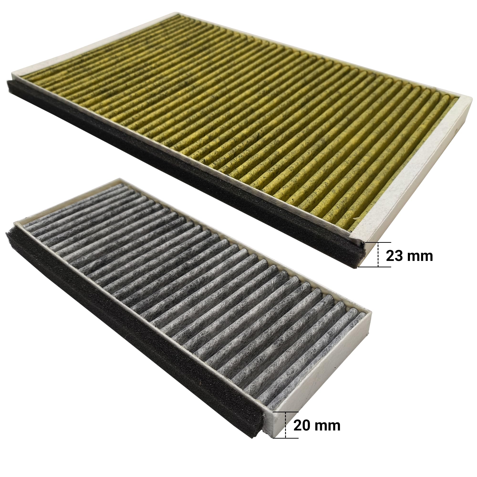 VIOKS 2x Aktivkohlefilter Abzugshaube Ersatz für Bosch Siеmens 11041790 | Geruchsfilter Heckfilter, Clean Air Filter, Ersatz für Neff Constructa 11018700 DWZ0AK0A0 Z51AIA0X0, für Dunstabzugshauben